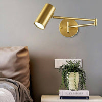 Extendable Foldable Wall Reading Lamp Modern Design Adjustable Reading Wall Light Easy to Install for Study Room, Bedside, Studio