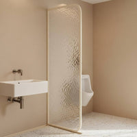 Toilet Privacy Screen Modern Design Washroom Privacy Divider Easy to Clean Urinal Partition for Washroom, Bedroom, Living Room