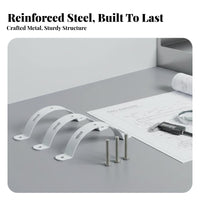 Street Light Pole Hoop Light Pole Installation Bracket Heavy Duty Stainless Steel Securing Band for Outdoor
