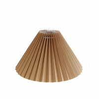 Pleated Lamp Shade Conical Pleated Lampshade Tapered Lamp Shade Soft Light Easy to Install for Bedroom