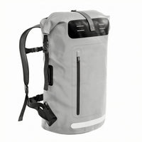 Waterproof Backpack Dry Bag Zippered Pocket Waterproof Backpack Reflective Strip Roll-Sealed Top Bag