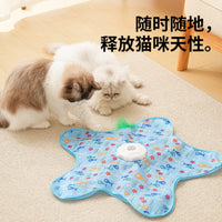 Rechargeable Electric Cat Toy Automatic Interactive Cat Toy Indoor Long-Lasting for Kittens