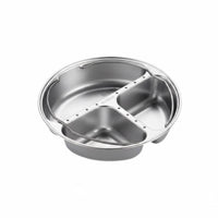 Integrated Lifting Handle Rice Cooker Steam Tray Raised Rim Stainless Steel Steam Tray Polished Silver Rice Cooker Steamer Insert Odorless