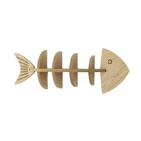 fishes Shaped Wall Shelf Decorative Wooden Shelf with fishes Design Coastal Furniture for Living Room
