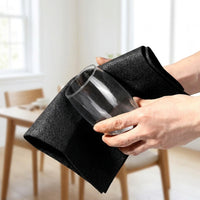 Highly Absorbent Microfibre Cloth and Non Scratch Cloth, 5 Pack Microfibre Towel, Dense Low-Lint Scouring Tool for Household Use