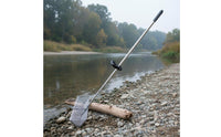 Rust Resistant Beach Treasure Rake Multifunctional Shark Tooth Sifter Easy Assembly Stainless Steel Sand Sieve Wide Coverage for Beachcombers, Seashore