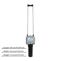 Metal Rod Rods Hay Moisture Meter Backlit LCD Display Forage Moisture Meter Textured Grip Farm Tool Digital
