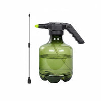 Single-Button Operation Electric Spray Bottle Rechargeable Electric Sprayer Translucent USB Spray Bottle Black Handle