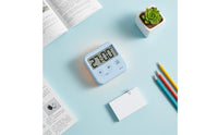 Count Up Down Timer Small Kitchen Timer Electronic Countdown Timer Productivity Timer with Bold Digits and Magnetic Surface Attachment Suitable for Student Study Home Office Physical Training