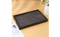Jewelry Display Tray Rectangular Jewelry Display Tray Low-Profile for Vanity, Dresser, Retail Counter