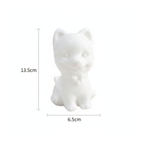 Glossy Dog-Shaped Wedge Door Stopper Single-Piece Cartoon Dog Door Stop Compact Household Item Hard-Shell