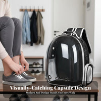 Portable Space Capsule Pet shoulderpack Breathable Do and Me viewing port Pet shoulderpack pet shoulderpack for feline Owners, Journobservers, veterinarianerinarian Visits, Public Transport, Outdoor Activities, Hiking