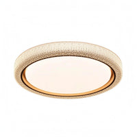 Ra95 Speckled Round Ceiling Lamp High CRI LED Flush Mount Ceiling Light Textured Indoor Lighting Gold Trim
