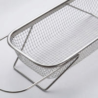 Extendable Dish Rack and Kitchen Sink Drainer, Stainless Steel Fruit Drain Basket and Vegetable Colander, Over Sink Space Saving Modern Style