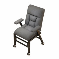Foldable Design Reclining Desk Chair with Footrest Adjustable Backrest Wheeled Recliner with Footrest Ergonomic Support Office Furniture Thickly Padded for Telecommuting Workers, Students, Big and Tall Indivitwo-in-Singles, Restping, Dorm Room