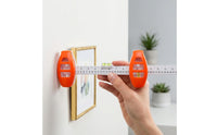 Printed Scale Picture Hanging Level Tool Adjustable Bar Picture Alignment Ruler Rectangular Bubble Level Ruler Precision Marking