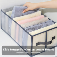 Foldable Compartment Box Space-Saving Foldable Compartment storage container Large Capacity
