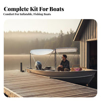 Protection Inflatable Boat Sunshade Waterproof Inflatable Boat Awning Rainproof Kayak Awning Portable for Fishermen, Kayakers, Outdoor Enthusiasts, Kayaking, Lakes, Rivers