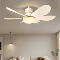 E27 Screw-in Ceiling Fan Light Modern Socket Fan Light Detachable Blades Fixture Compact for Bedroom, Living Room