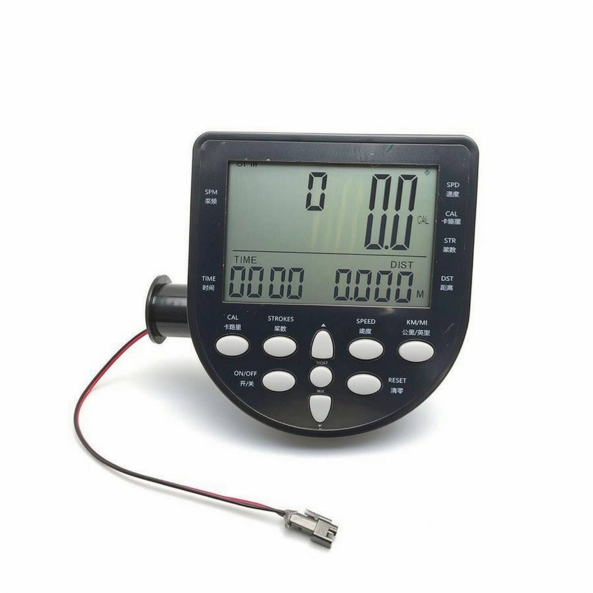 Rowing Machine Monitor with LCD Display Digital Rower Monitor with Sensor Fitness Computer with LCD Screen Easy-to-Read