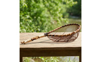 Bamboo Landing Net Deep Bag Handheld Fishing Net Fine Mesh Sturdy for Anglers