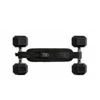 Nylon Material Dumbbell Hip Thrust Belt Adjustable Buckle Dumbbell Waist Belt Hands Free Weight Strap Easy to Use for Gym