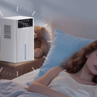 Quiet Dehumidifier with Auto Defrost Lightweight Dehumidifier with Timer Efficient Appliance for Bedroom