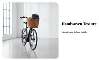 Large Capacity Electric Bike Rear Basket Lightweight Detachable Bike Basket Multipurpose for Commuting