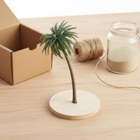 Finished Product Model Coconut Tree Handmade Sand Table Tree Model Realistic Design Miniature Palm Trees Mixed Sizes for Modelers, Hobbyists, Architects, Architectural Models, Dioramas, Fairy Gardens