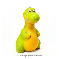 Cartoon Dinosaur Piggy Bank Glossy Dinosaur Money Bank Decorative Figurine Safe for Boys, Girls, Desk, Nursery