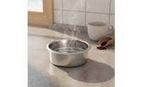 Food Grade Material 51mm Espresso Filter Basket Easy to Clean Stainless Steel Coffee Powder Bowl for Cafe