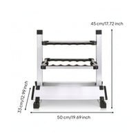 Fishing Rod Rack Freestanding Fishing Rod Rack with 12 Slots Aluminum for Anglers, Fishermen, Garage, Tackle Room, Cabin