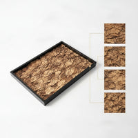 Rectangular Tray Versatile Rectangular Tray with Faux Stylish for Vanity