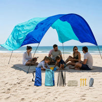 Beach Sun Shade Sail Outdoor Canopy Tent Waterproof UV Protection Nylon Lightweight Awning