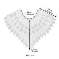 Sequin Round Neck Evening Dress Performance Costume Accessory