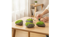 5 Pieces Fake Rock Hollow Faux Rock Realistic Garden Stone for Planter