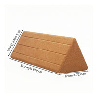 Stretch Wedge Block Dense Stretch Support Tool Wear-Resistant Cork Wedge for Mobility Training