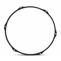 Black Drum Hoop with Six Holes Long-Lasting 6-Hole Drum Hoop Solid Counterhoop Heavy-Duty for Drummers