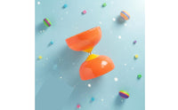 Drop-Resistant Chinese Spinning Top Easy to Learn Double Bowl Chinese Spinning Top Long-Lasting Soft Plastic Juggling Toy Stable High-Speed Rotation for Children, Schoolyard