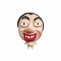 Quick Rebound Squishy Face Toy Stress Relief Rubber Face Squishy Soft Texture Press Doll Cute Design for Desk