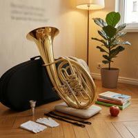 Euphonium with Case Beginner Euphonium Professional Wind Instrument for Beginners, Students, Practice