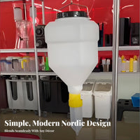 Large Capacity Hanging Sauce Dispenser Easy to Refill Commercial Sauce Pump for Restaurant Owners, Caterers, Concession Stands, Buffet Lines