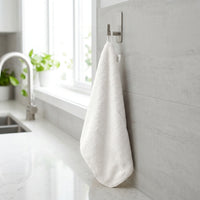 Double Layer Microfibre Cloth, 30x40cm Dish Cloths for Kitchen and Bathroom, 400 GSM Absorbent Towels with Hanging Loop and Locked Border