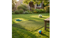 Black Soccer Rebound Net Irregular Perimeter Replacement Net Standalone Soccer Goal Netting Abrasion Resistant for Training