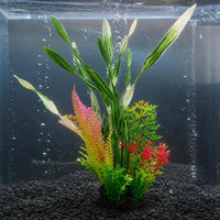 Aquarium Plastic Plant Decorations for Fish Tank Landscaping