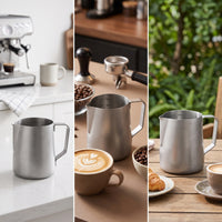 Coffee Foaming Pitcher 600ml Milk Foaming Pitcher 20 Ounce Jug for Baristas