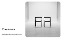 Stackable Molded Seat Retro Design Armless Stacking Chair Single-Piece Molding Guest Seating for Cafe Owners, Homeowners, Dining Room, Restaurant