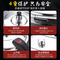 Commercial Stainless Steel Pressure Cooker for Gas and Induction