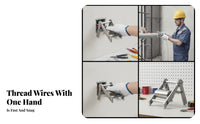 Adjustable Trade Hardware Metal Labor-Saving Portable Single Person Wire Puller Junction Box Wire Puller for Electricians