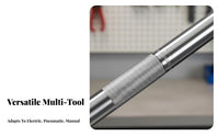High Rotational Force Ratchet Extension Bar Labor-Saving Design Extendable Ratchet Wrench Tight Space Reach Wrench Extender Bar Heavy Duty for Auto Repair Technicians, Maintenance Workers, DIY Enthusiasts, Workshop, Garage